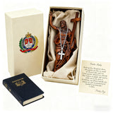 “He Is Risen” — Hand-Carved Boxwood Jesus Resurrection Statue | Symbol of Hope, Faith & New Life
