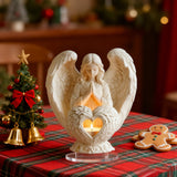 "Praying Angel" 2D Flat Acrylic Table Decor – A Glow of Peace for Your Christian Home