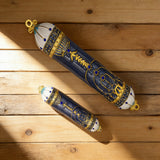 Hand-Painted Enamel Mezuzah: The Dual Essence of Faith & Craftsmanship