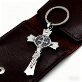 Saint Benedict Cross Keychain – Your Daily Shield of Faith and Protection