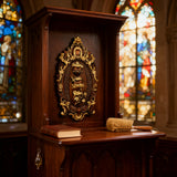 Drei heilige Herzen der Heiligen Familie Wand hängende Kunst arbeit Personal isierte religiöse Geschenk Holz dekor