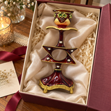 Vintage Burgundy Star of David Candle Holder – Faith & Heritage Home Decor