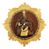 Nativity Wooden Wall Hanging - BGCOPPER
