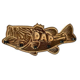 Father's Day Gift - Wood Bass Fishing Rod Holder - BGCOPPER