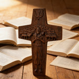 “Good Shepherd” Jesus Shepherd Wooden Wall Hanging