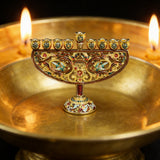 Enamel Hanukkah Menorah