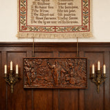 Creation of the World Wood Art: A Sacred Narrative in Warm Beechwood