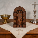 Sacred Heart of Jesus Arch Wooden Tabletop Decor