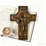BGCOPPER Himmelfahrt Jesu Holzschnitzerei Kreuz-Die besten Geschenke für Ostern
