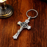 Saint Benedict Cross Keychain – Your Daily Shield of Faith and Protection