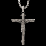 The Passion of Christ S925 Silver/Titanium Steel Cross Necklace