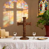 Beechwood Orthodox Double-Sided Crucifix: Carry His Redemption Close, In Every Moment