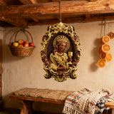 š”ļø Saint Barbara Wood Carving ā Handcrafted Devotional Art