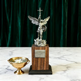 The size is only 153mm. Archangel Michael Statue: A Resin Symbol of Divine Protection & Spiritual Strength