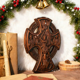 Orthodox Archangel Michael Wooden Sculpture - Gives Us Strength and Courage to Move Forward