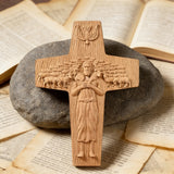 “Good Shepherd” Jesus Shepherd Wooden Wall Hanging