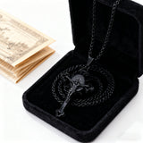 Golden St. Benedict Exorcism Cross - Blessings to you and your family