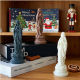 Our Lady of Lourdes Scented Candle: A Sacred Glow of Devotion & Tranquility