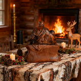 Michelangelo's Madonna and Child of Mercy Wooden Tabletop Arrangement