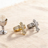 Cross Statement Ring: Wear Your Faith With Bold Elegance