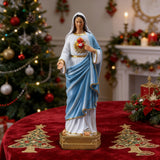 Our Lady of the Sacred Heart Resin Statue: A Gentle Companion of Love and Faith - size and finish detail