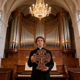 Hand-Carved Beechwood “Hand of Redemption” Crucifix | The Passion and Divine Grace of Christ