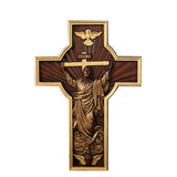 INRI Ascension of Jesus wood carving cross —The best gifts for Easter - BGCOPPER