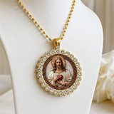 Sacred Heart of Jesus Pendant Necklace
