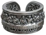 The Last Supper 925K Sterling Silver Open End Adjustable Ring - BGCOPPER