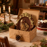 Our Lady & Child Wooden Plaque: A Christian Symbol of Mary’s Love & Christ’s Humble Birth