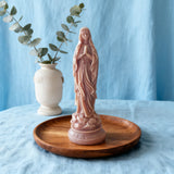 Our Lady of Lourdes Scented Candle: A Sacred Glow of Devotion & Tranquility
