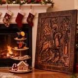 St. George the Victorious Hand-Carved Wood Icon – A Symbol of Courage & Faith