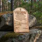 Lake House Prayer Wood Wall Plaque