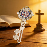St. Benedict Key Pendant: A Symbol of Protection & Faith
