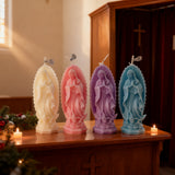 Our Lady of Guadalupe Scented Candle: A Sacred Glow of Devotion & Serenity