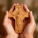 BGCOPPER Himmelfahrt Jesu Holzschnitzerei Kreuz-Die besten Geschenke für Ostern