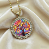 Tree of Life Round Pendant & Keychain: A Symbol of Growth, Connection, and Vibrant Life