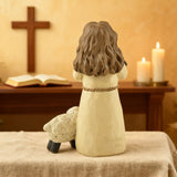 The Good Shepherd Resin Figurine: "The Lord is My Shepherd" ✨🙏