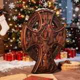 Orthodox Archangel Michael Wooden Sculpture - Gives Us Strength and Courage to Move Forward