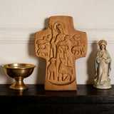 Good Shepherd Wooden Cross: A Religious Gift of Endless Care & Guidance