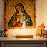 Jesus Crucifixion Glass Lamp: Turning Faith into a Tangible Daily Sacred Object
