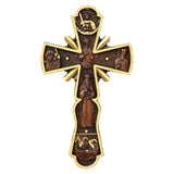 Orthodox Cross Wooden Carving Wall Wall Decoration - BGCOPPER