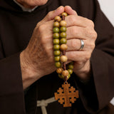 Natural Wood Rosary: A Sacred Token Woven From Faith & Creation