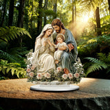 Holy Family 2D Flat Acrylic Decor – A Gentle Reminder of Love & Unity in Your Home
