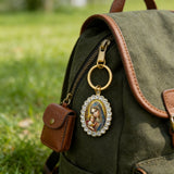 Bohemian Our Lady & Child Necklace & Keychain