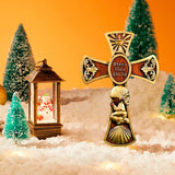 “Bless This Child” Prayer Boy/Girl Cross Wooden Sculpture - BGCOPPER