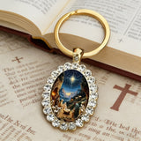 Nativity Scene Pendant & Keychain: A Radiant Tribute to the First Christmas
