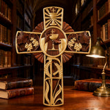 Eucharistic Chalice Wooden Cross: A Christian Symbol of the Last Supper & Redemption