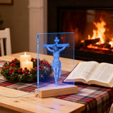 Jesus Crucifixion Glass Lamp: Turning Faith into a Tangible Daily Sacred Object