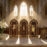 Sacred Heart of Jesus Arch Wooden Tabletop Decor